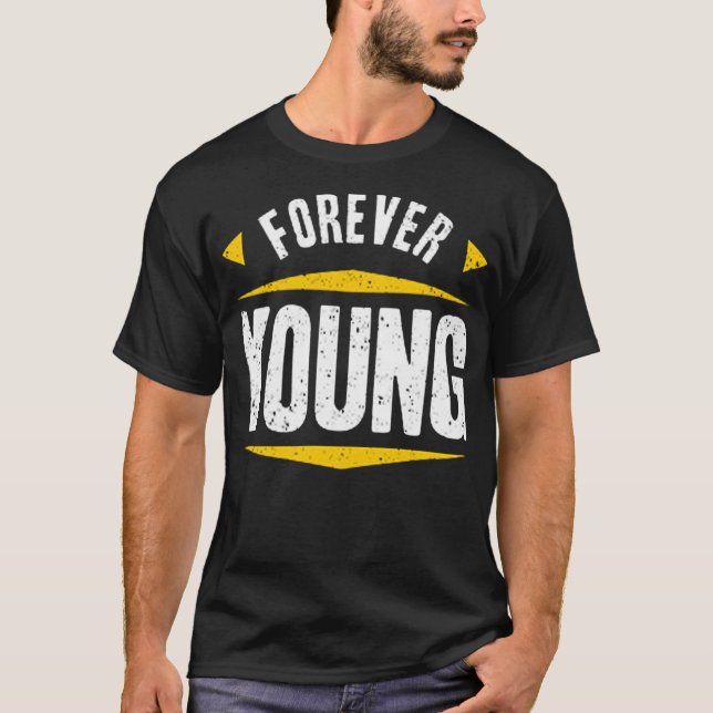 Camiseta Forever young (Anverso)