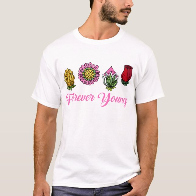 Camiseta Forever young (Anverso)