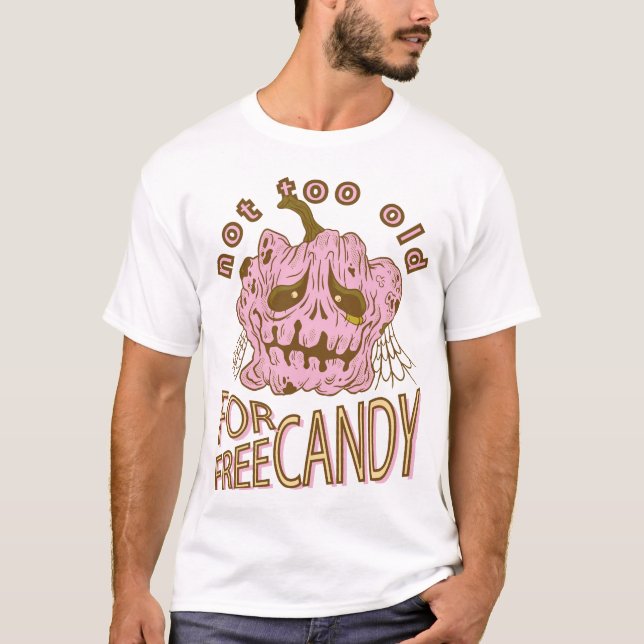 Camiseta Forever Young Candy Skull Tee (Anverso)