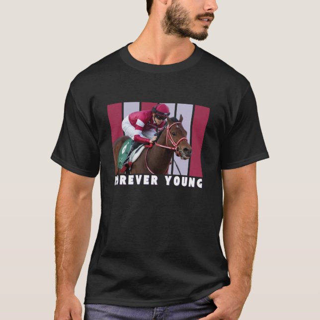 Camiseta Forever Young Horse Carreras Del Mar Santa Ani (Anverso)