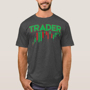 Camiseta Forex del inversor en acciones del operador diario