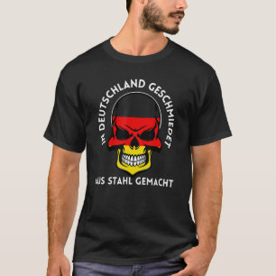 Camiseta Forex Made Alemania Bandera Alemana Skull Steelwor