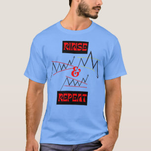 Camiseta forex y stock Rinse y Repetir