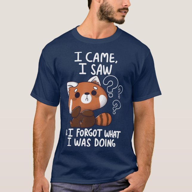 Camiseta Forgetful Red Panda family (Anverso)