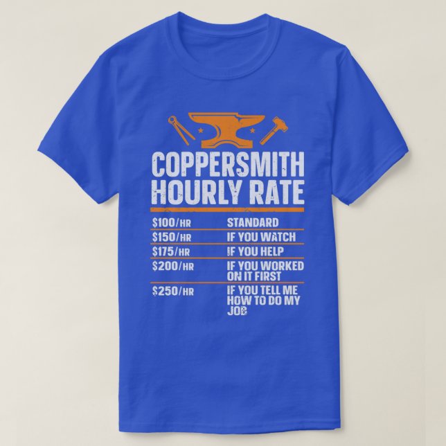 Camiseta Forging Blacksmyth Blacksmith Coppersmith T (Diseño del anverso)