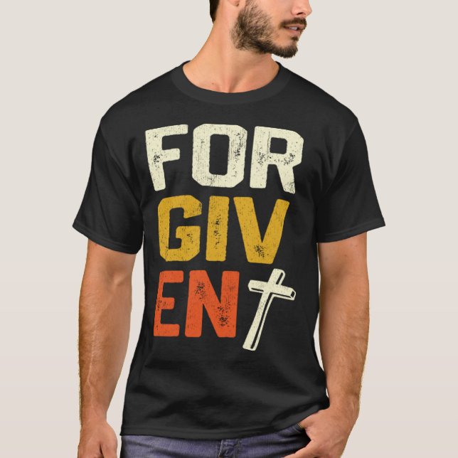Camiseta Forgiven Christian Faith Statement (Anverso)