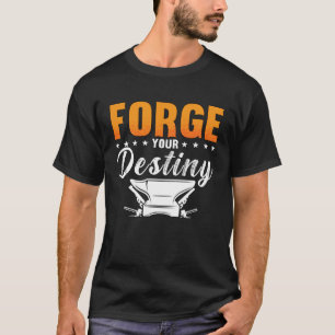 Camiseta Forja Tu Destino Herradura de Caballo Forjador de