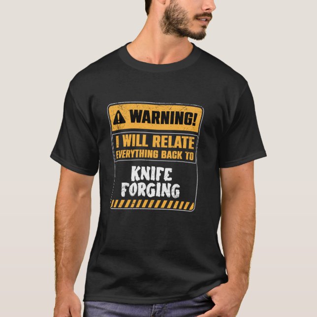 Camiseta Forjado de cuchillos (Anverso)