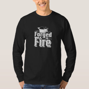 Camiseta Forjado En Fuego Forja Metales Herrería Herrero