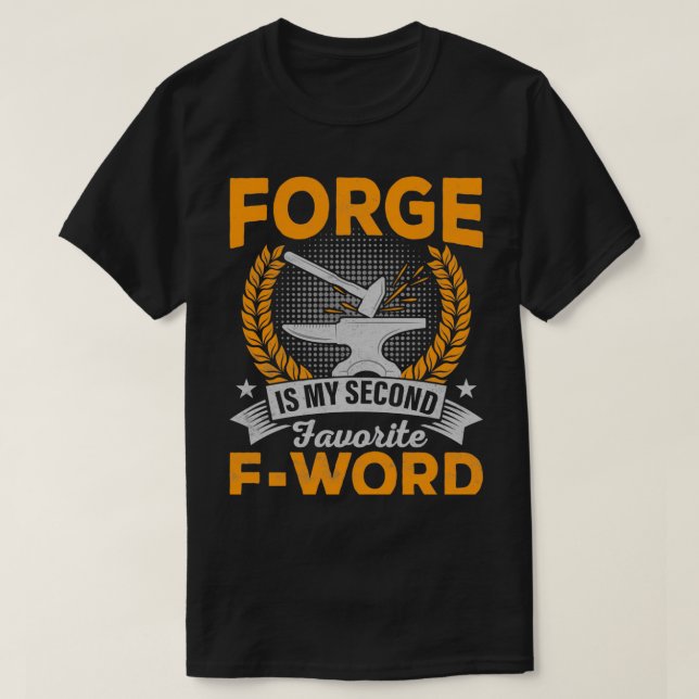 Camiseta Forjado En Fuego Ironworker Forger Farrier T (Diseño del anverso)