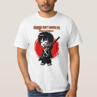 Camiseta Forjado en la lucha — El poder viene del dolor