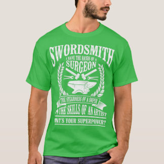 Camiseta Forjando herrero de metal