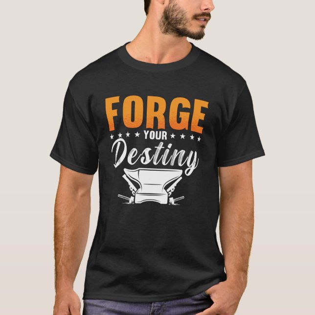 Camiseta Forjar tu destino de caballo y disparar a forgen d (Anverso)