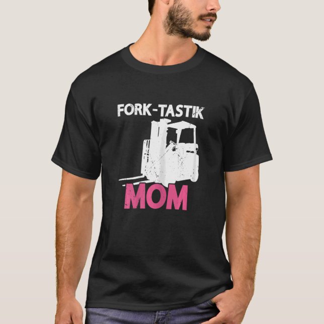 Camiseta Forklif certificado mamá de Fork Tastik (Anverso)