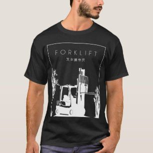 Camiseta Forklift Chinese Hanzi Lift Truck Pro Forklift Ope