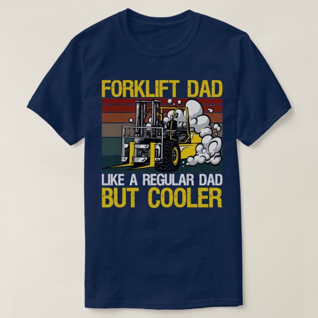 Camiseta Forklift Dad (Diseño del anverso)