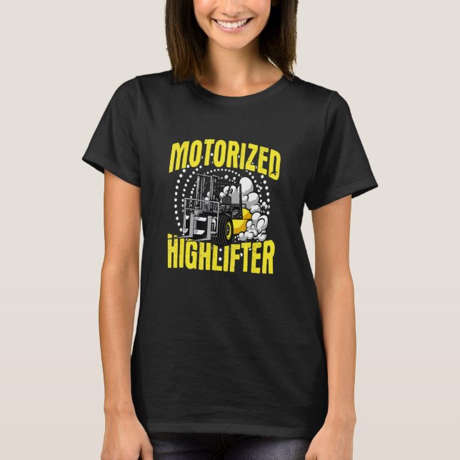Camiseta Forklift driver warehouse clerk saying (Anverso)