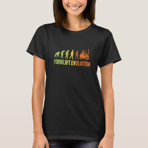 Camiseta Forklift Evolution Funny Forklift Operator Fork Wa