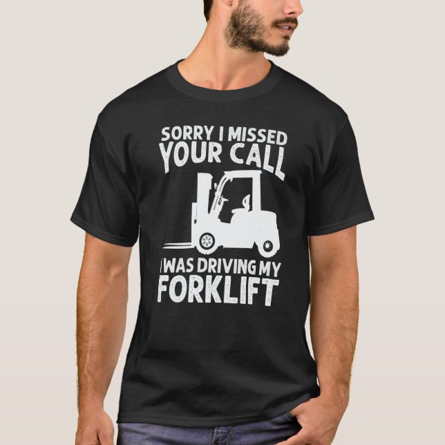 Camiseta Forklift Operator Truck Worker  3 (Anverso)