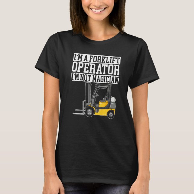 Camiseta Forklift Operator Truck Worker 8 (Anverso)