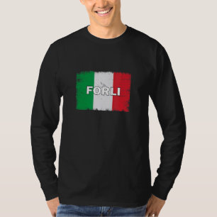 Camiseta Forli Italia Ciudad con bandera italiana