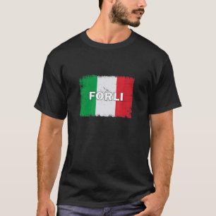 Camiseta Forli Italia Ciudad con bandera italiana