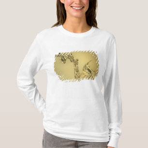 Camiseta Forma abstracta formada salpicando el agua