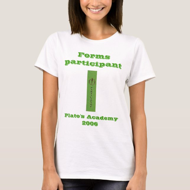 Camiseta Forma al participante, muñeca de las SEÑORAS de la (Anverso)