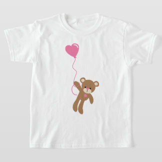 Camiseta Forma cardiaca Bear de bebé globo