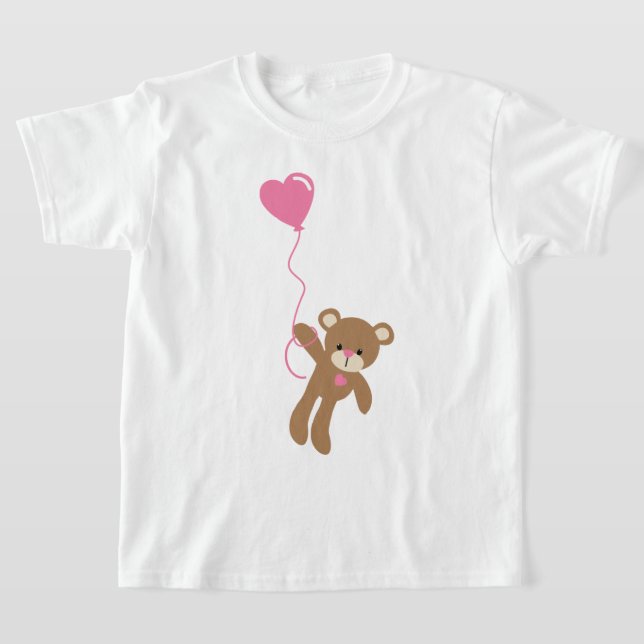 Camiseta Forma cardiaca Bear de bebé globo (Distribución)
