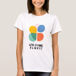 Camiseta Forma colorida abstracta moderna