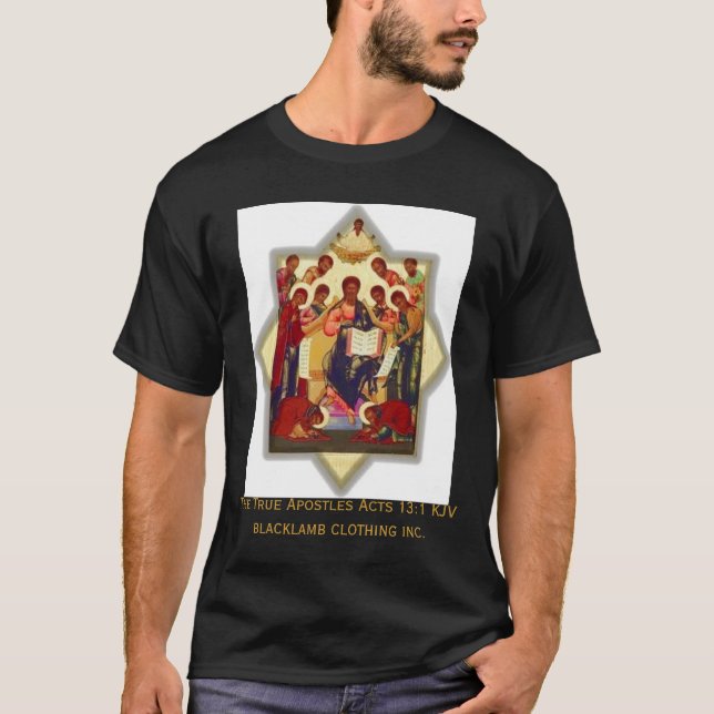 Camiseta forma Cristo del diamante y apóstoles, el Apo (Anverso)