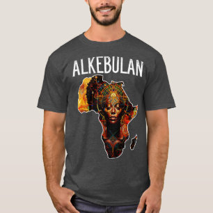 Camiseta Forma De África Mapa Alkebulan Melanin Regalo T