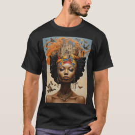Camiseta Forma de arte surrealista: Mes de historia negra
