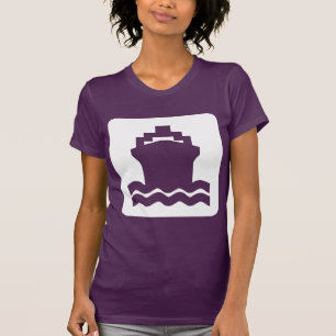 Camiseta Forma de barco - Blanco