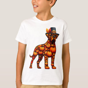 Camiseta Forma De Cañón Corso De Las Calabazas De Caída For