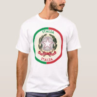Forma de círculo del Emblema Nacional de Italia