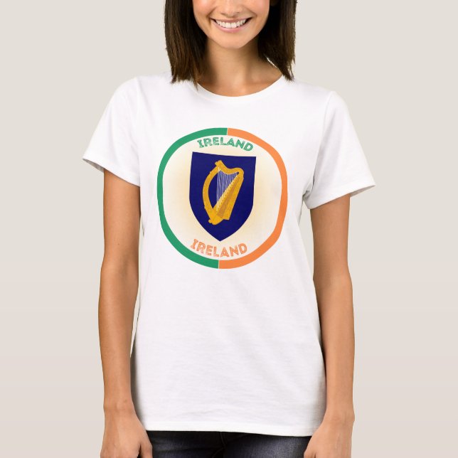 Camiseta Forma de círculo del escudo de armas de la Repúbli (Anverso)