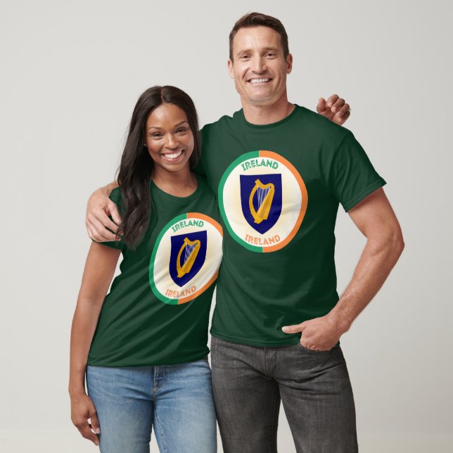 Camiseta Forma de círculo del escudo de armas de la Repúbli (Unisexo)