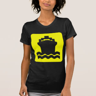 Camiseta Forma de envío - Amarillo