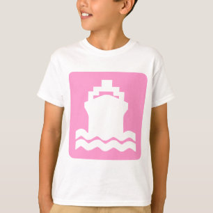 Camiseta Forma de envío - Rosa