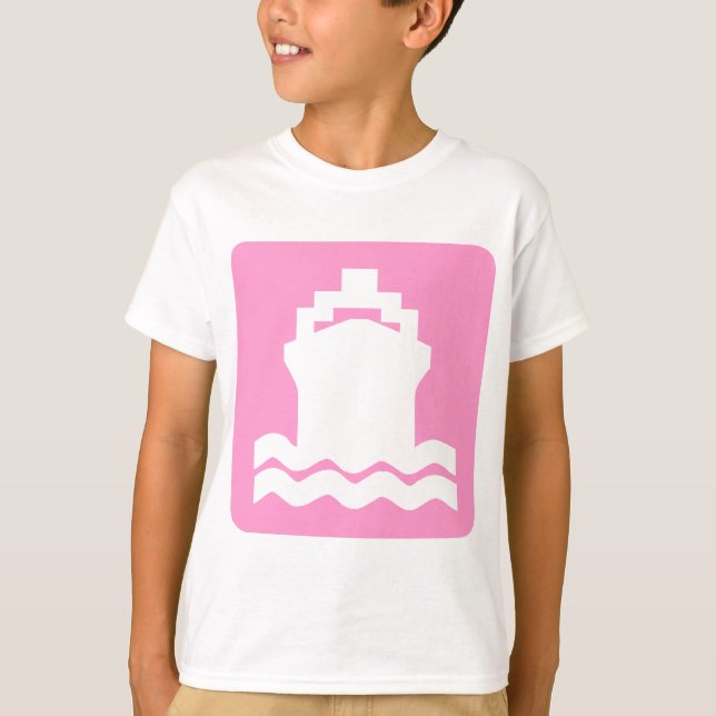 Camiseta Forma de envío - Rosa (Anverso)