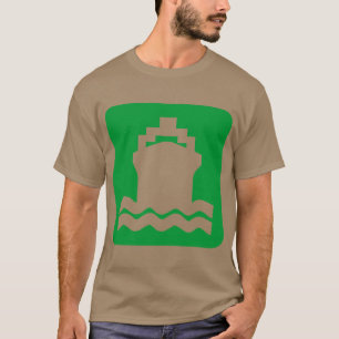 Camiseta Forma de envío - Verde de hierba