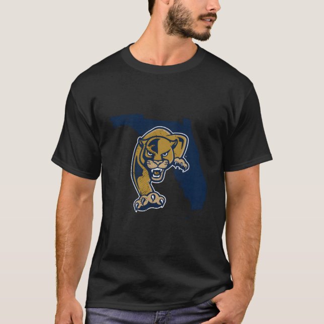 Camiseta Forma de estado de Florida International Fiu Panth (Anverso)
