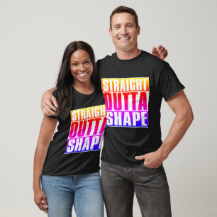 Camiseta Forma de gimnasio Gimnasio de forma directa