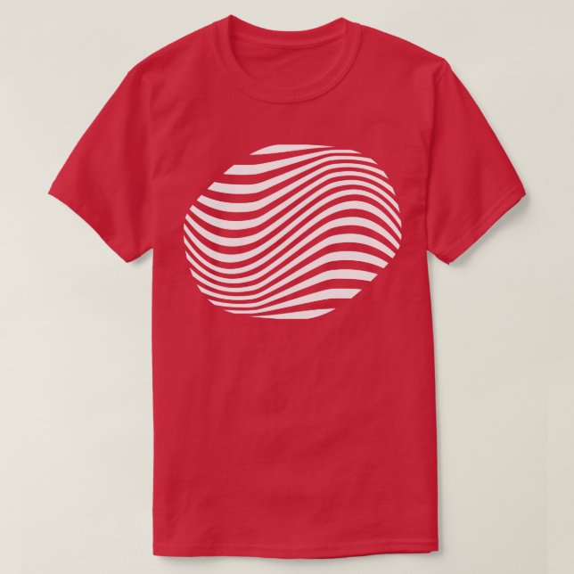 Camiseta forma de líneas geométricas de omisión (Diseño del anverso)