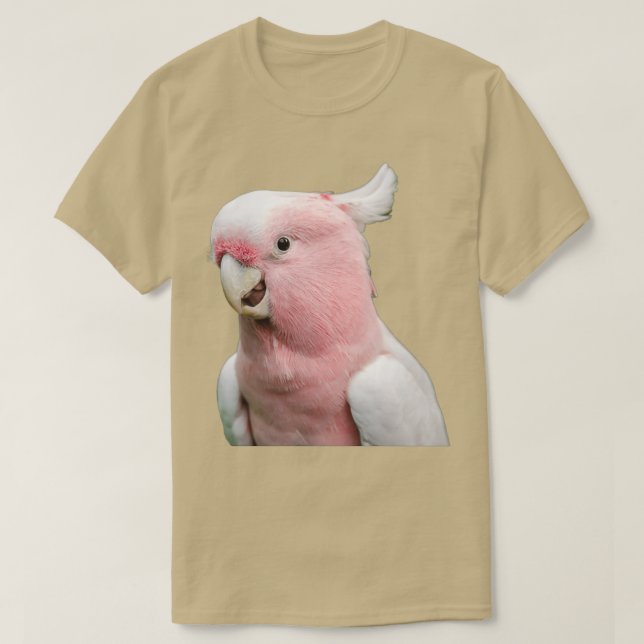 Camiseta Forma de loro suave y adorable (Diseño del anverso)