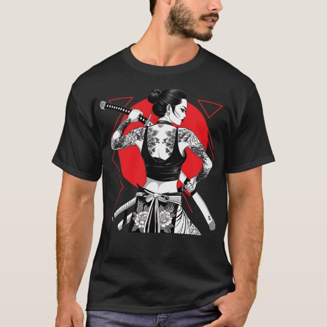 Camiseta Forma de los samurái (Anverso)