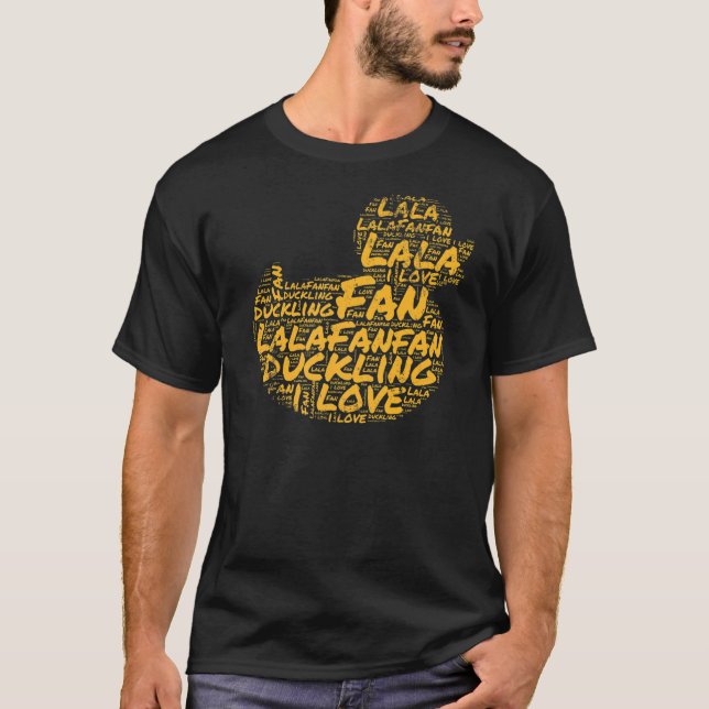 Camiseta Forma de pato con inscripciones de Lalafanfan (Anverso)