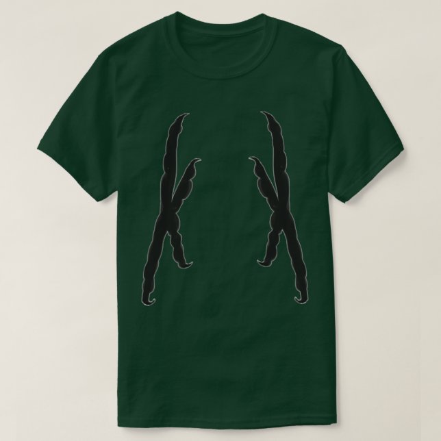 Camiseta Forma de pie de párpado (Diseño del anverso)
